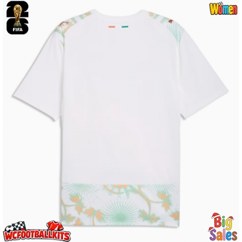 Ivory Coast Replica Away Stadium Shirt for Women World Cup 2026 Short Sleeve